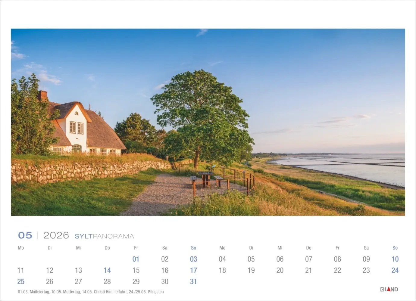Bild: 9783964023841 | Sylt Panorama Postkartenkalender 2026 - Hans Jessel | Hans Jessel