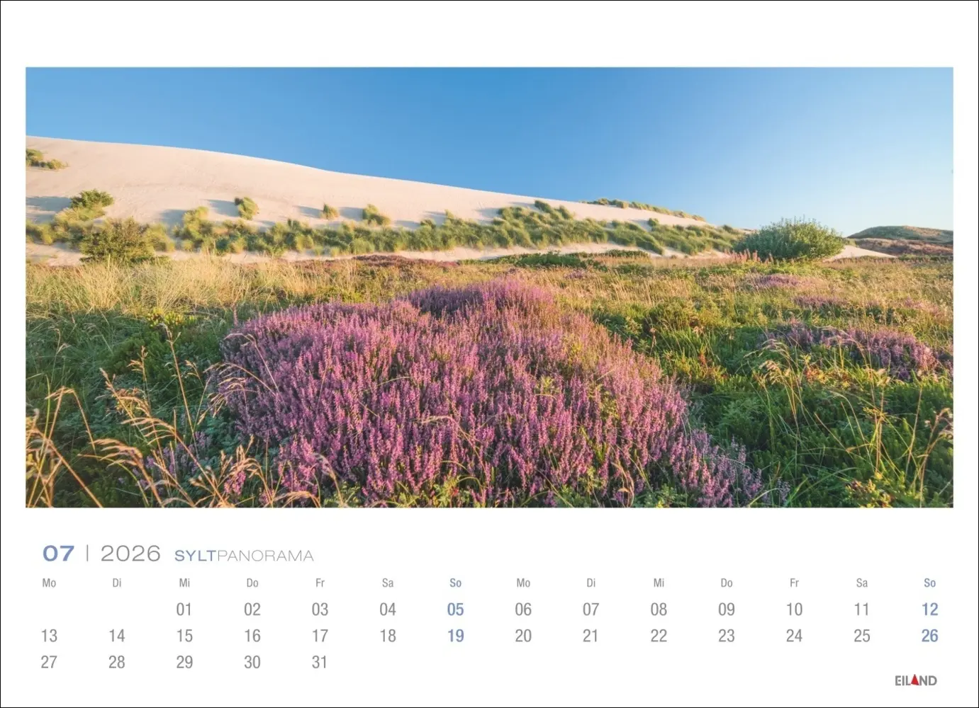 Bild: 9783964023841 | Sylt Panorama Postkartenkalender 2026 - Hans Jessel | Hans Jessel
