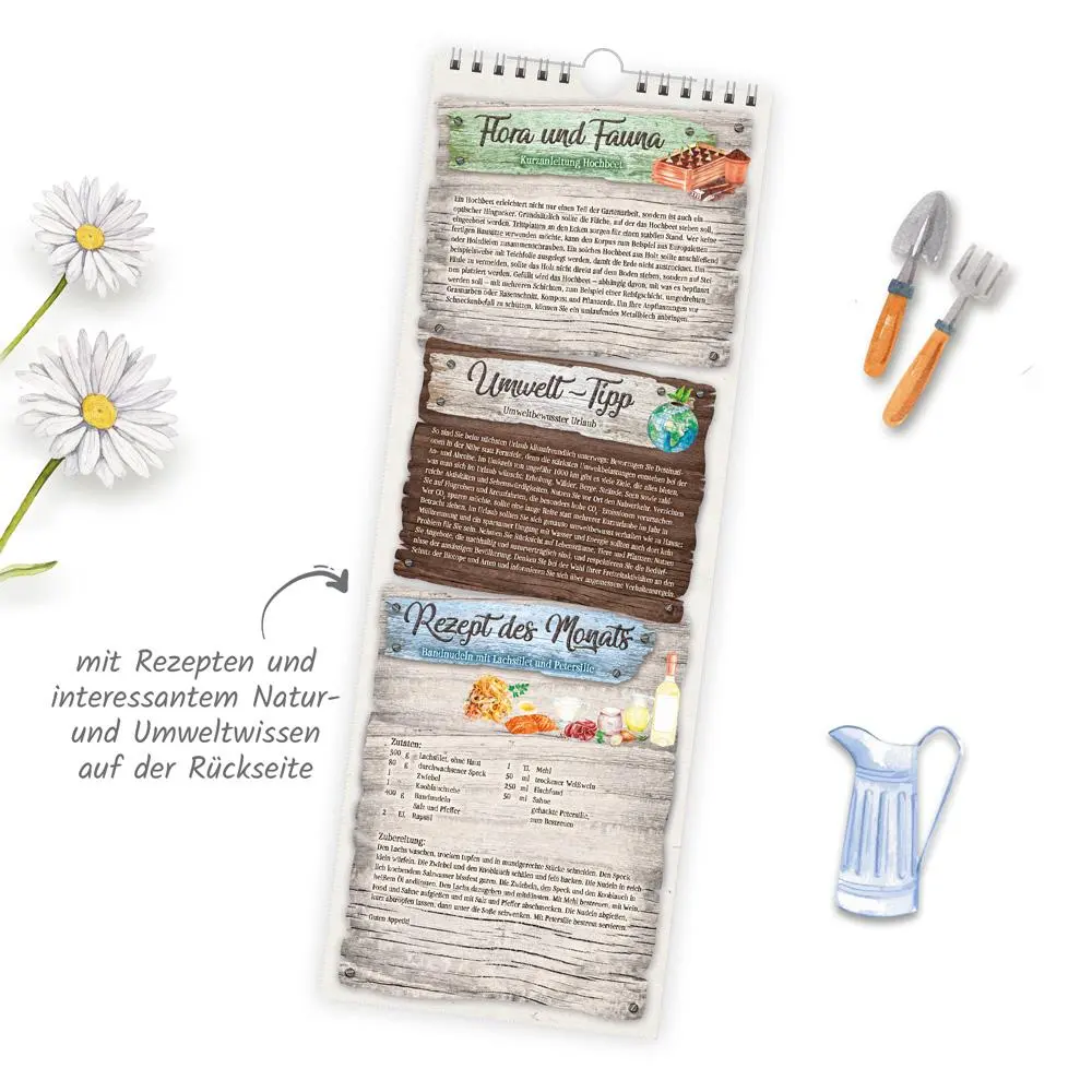 Bild: 9783988023841 | Trötsch Maxi-Streifenkalender Landliebe 2026 | Wandkalender | KG