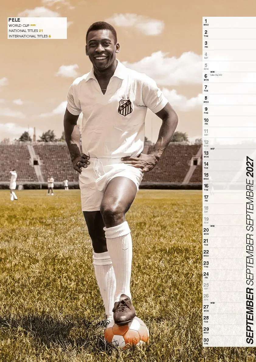 Bild: 9798893613841 | G.O.A.T.S. - Der Fussball Legenden Kalender 2027 | Kalender | 14 S.