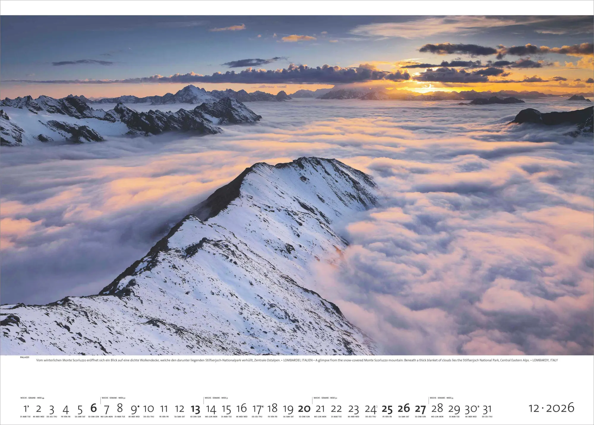 Bild: 4069095003941 | Faszination Alpen 2026 - Bild-Kalender - Poster-Kalender - 70x50