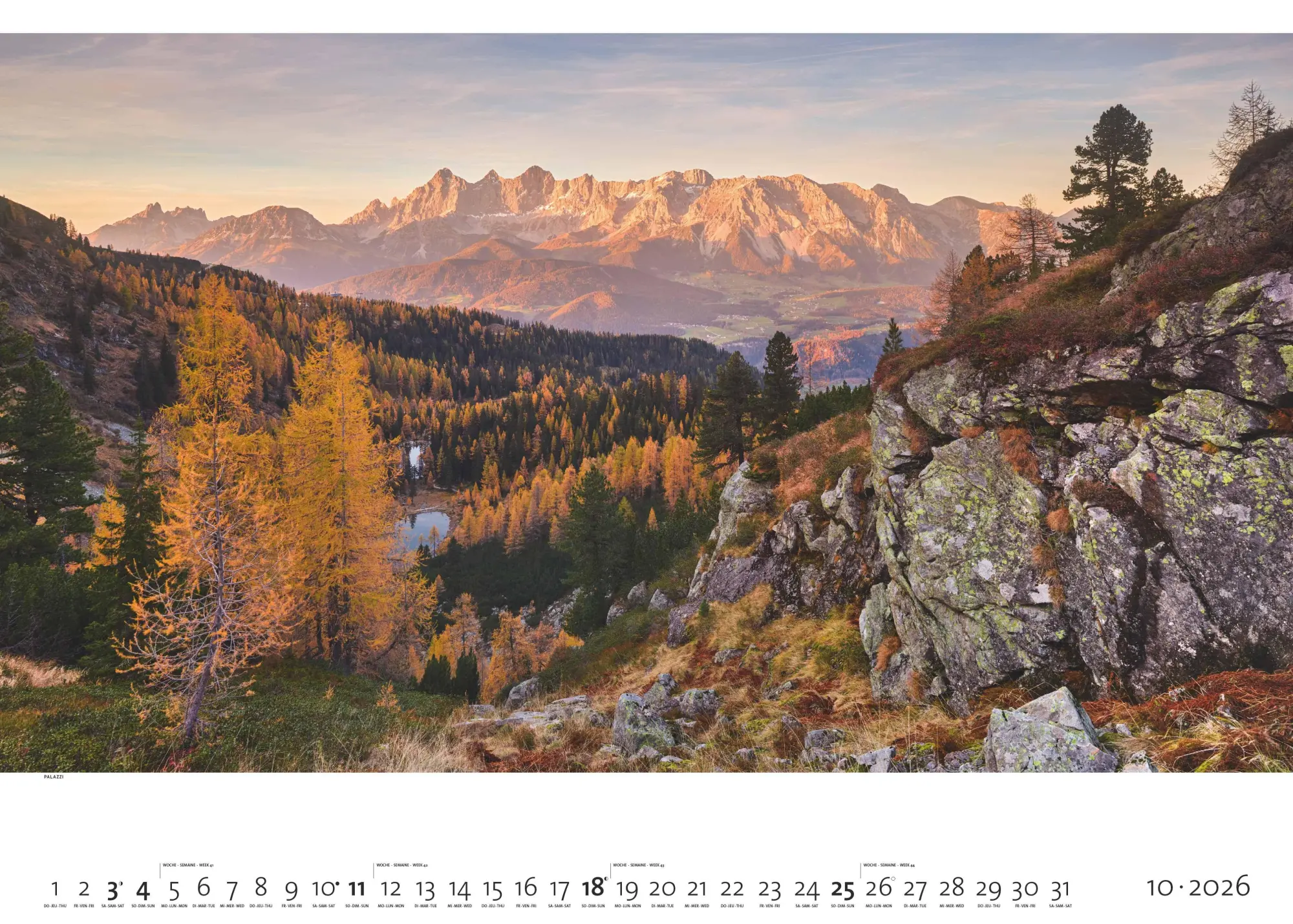 Bild: 4069095003941 | Faszination Alpen 2026 - Bild-Kalender - Poster-Kalender - 70x50