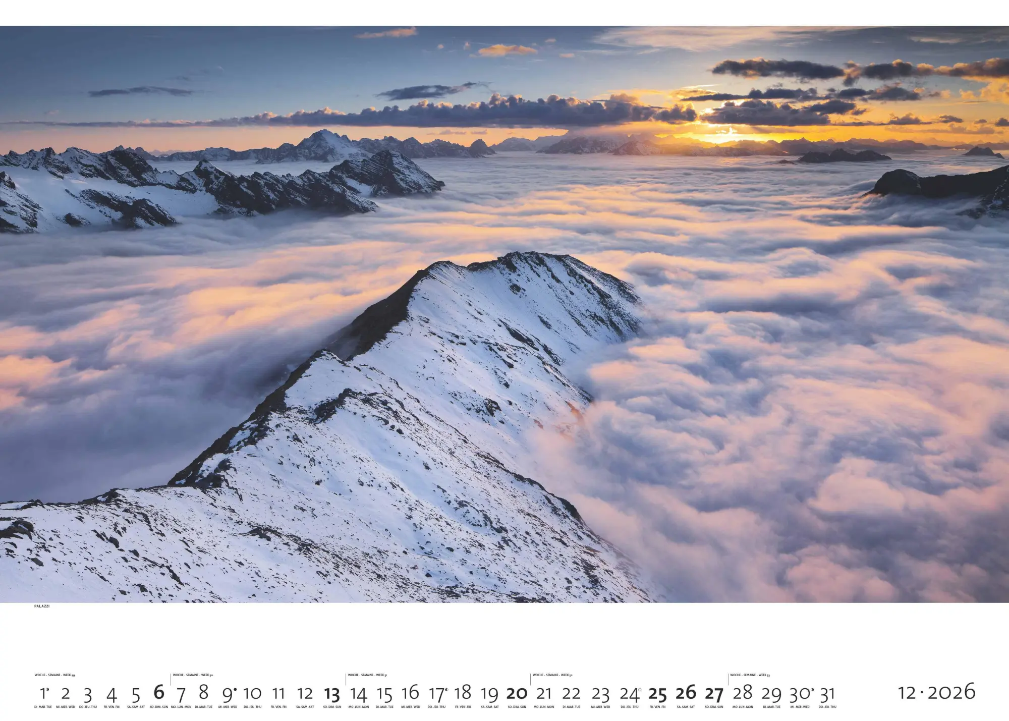 Bild: 4069095003941 | Faszination Alpen 2026 - Bild-Kalender - Poster-Kalender - 70x50