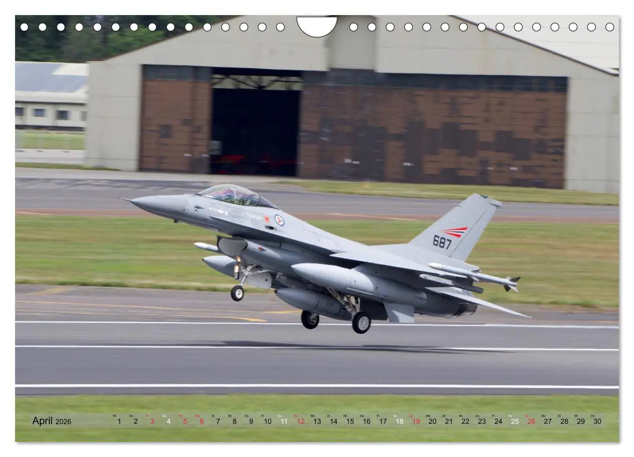 Bild: 9783457753941 | Militärjets General Dynamics F-16 Fighting Falcon (Wandkalender...
