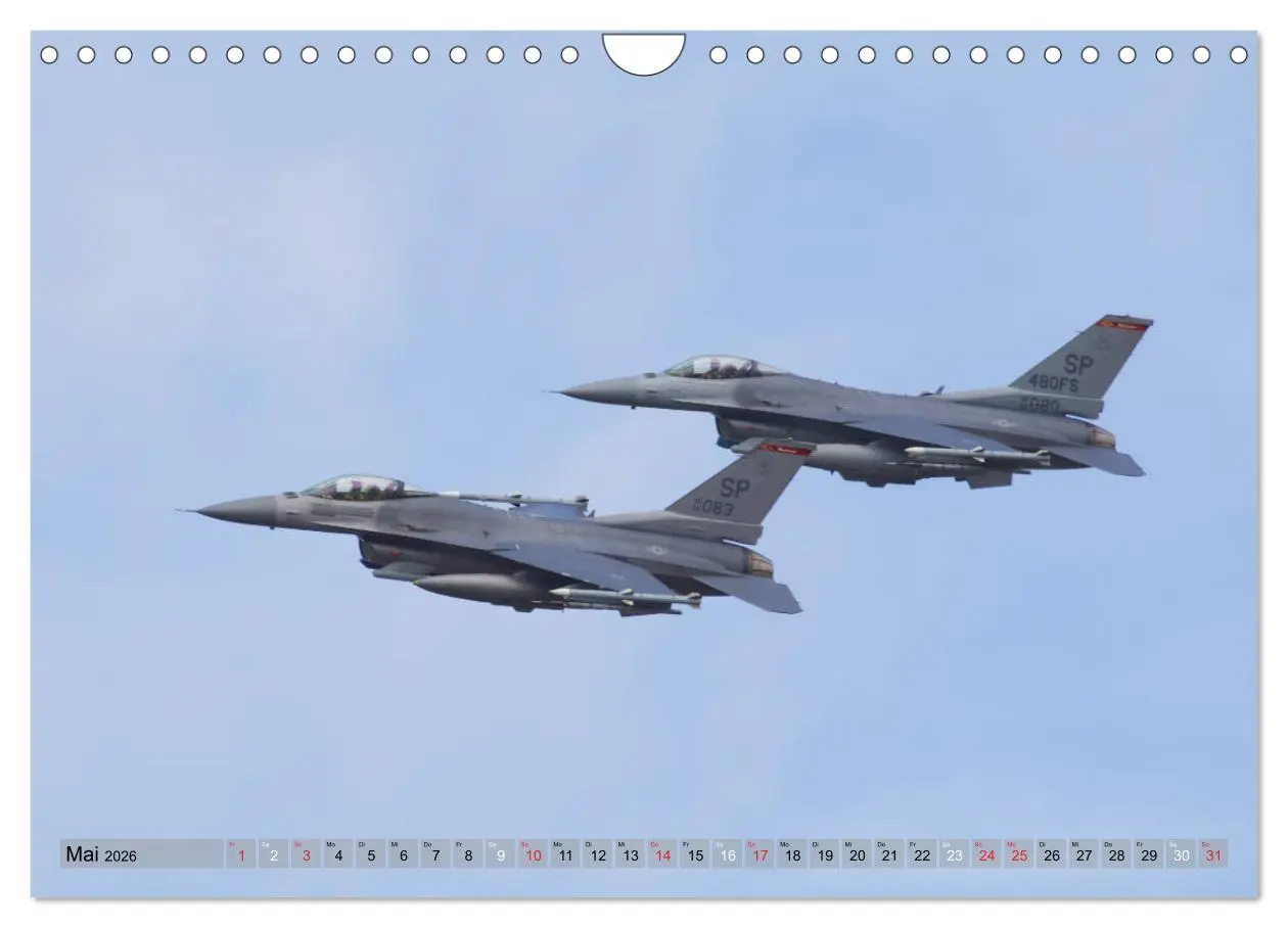 Bild: 9783457753941 | Militärjets General Dynamics F-16 Fighting Falcon (Wandkalender...