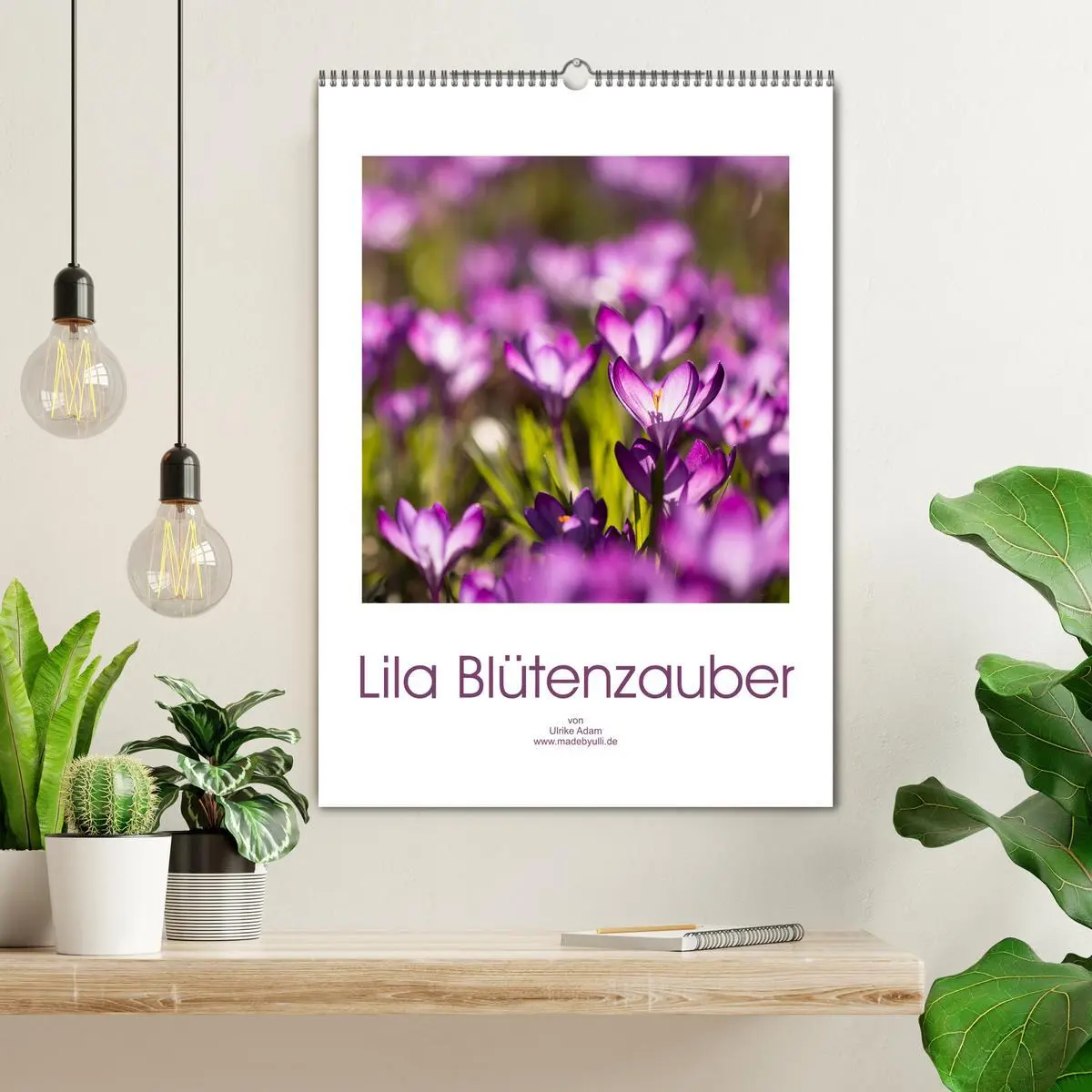 Bild: 9783516393941 | Lila Blütenzauber (Wandkalender 2026 DIN A2 hoch), CALVENDO...