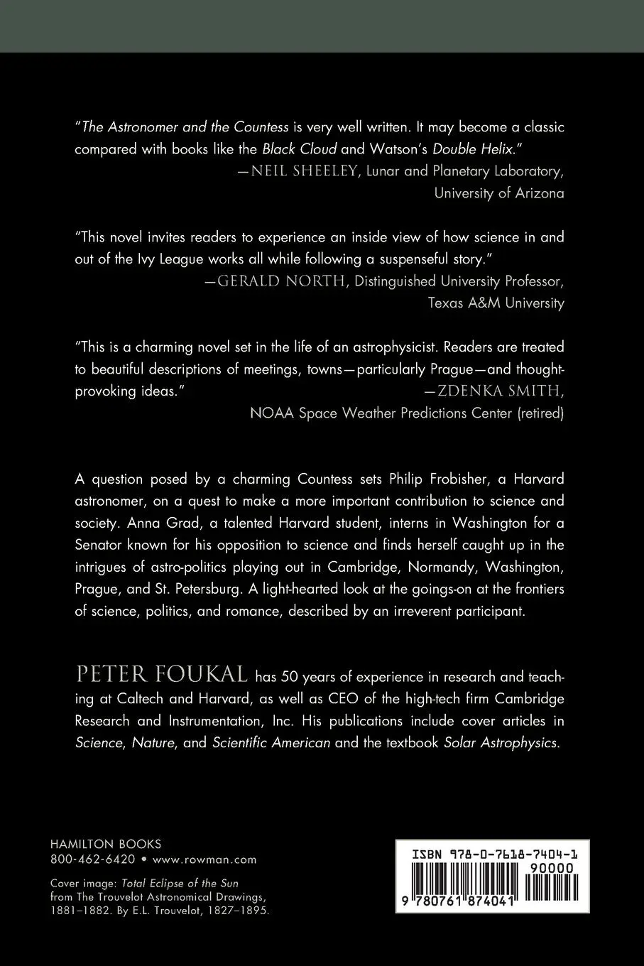 Rückseite: 9780761874041 | Astronomer and the Countess | Peter Foukal | Taschenbuch | Englisch