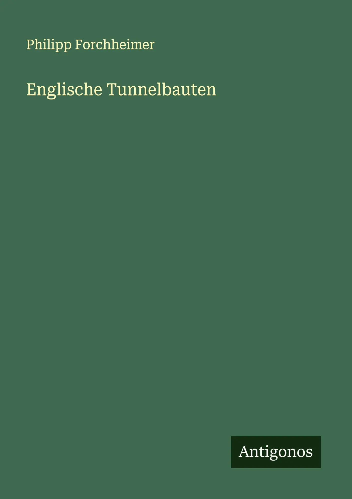 Englische Tunnelbauten