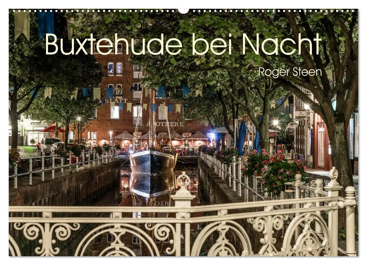 Cover: 9783457884041 | Buxtehude bei Nacht (Wandkalender 2026 DIN A2 quer), CALVENDO...