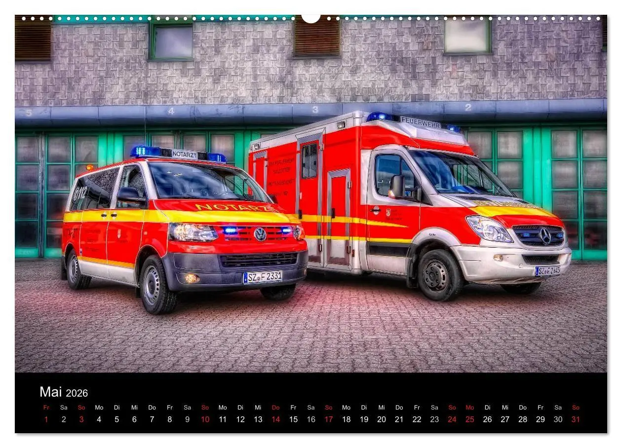 Bild: 9783516114041 | Berufsfeuerwehr Salzgitter (hochwertiger Premium Wandkalender 2026...