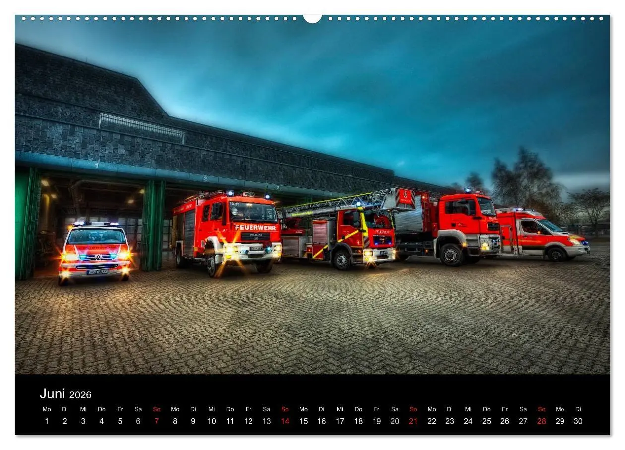 Bild: 9783516114041 | Berufsfeuerwehr Salzgitter (hochwertiger Premium Wandkalender 2026...