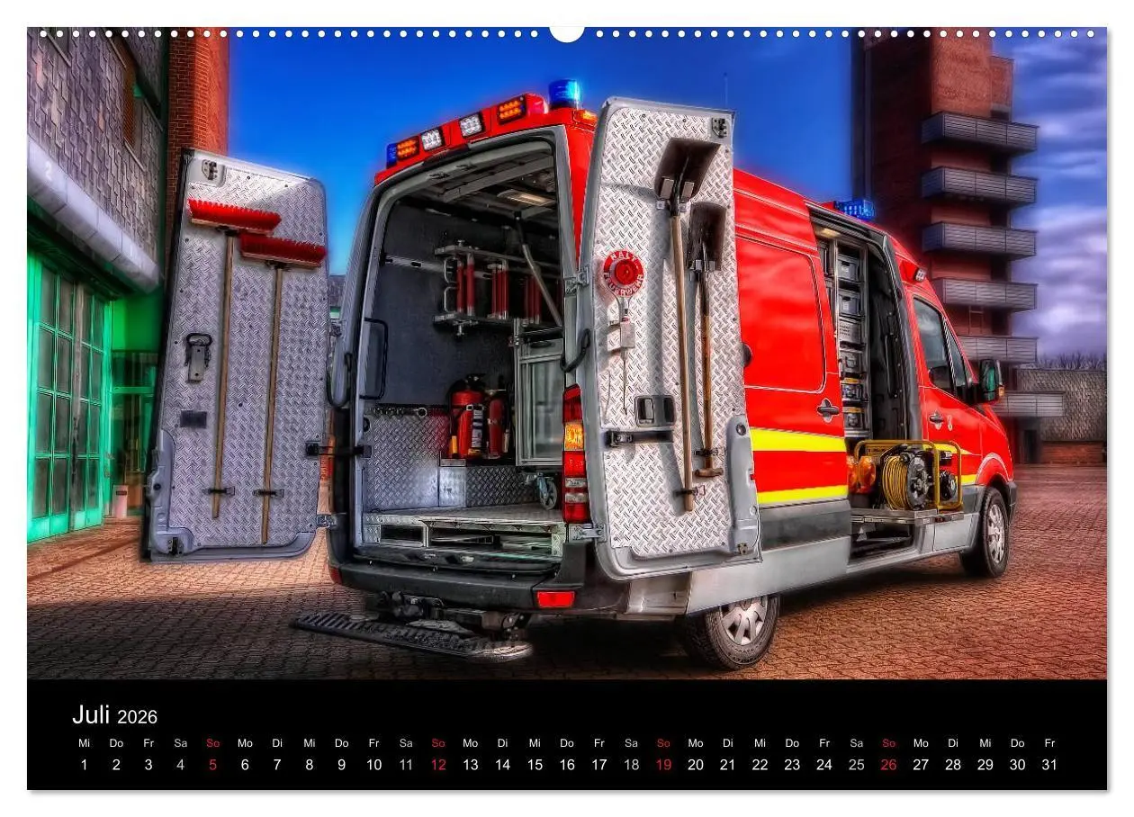 Bild: 9783516114041 | Berufsfeuerwehr Salzgitter (hochwertiger Premium Wandkalender 2026...