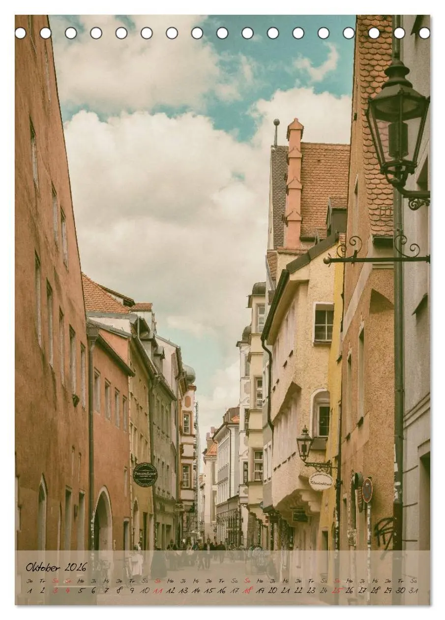 Bild: 9783516424041 | Regensburg - Charme der Altstadt (Tischkalender 2026 DIN A5 hoch),...