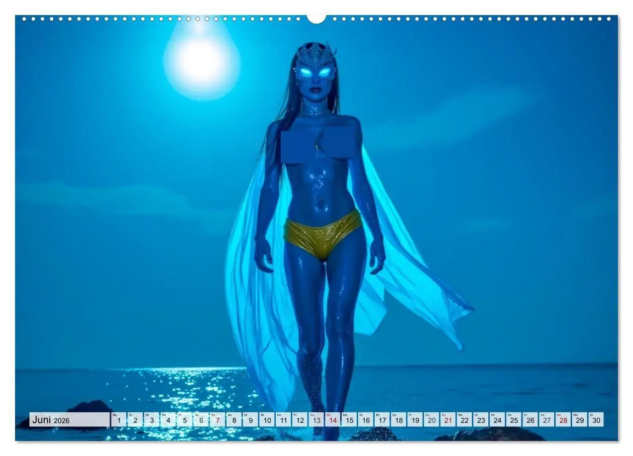 Bild: 9783516664041 | Superheldinnen - Enthüllte Kraft und Kurven (Wandkalender 2026 DIN...