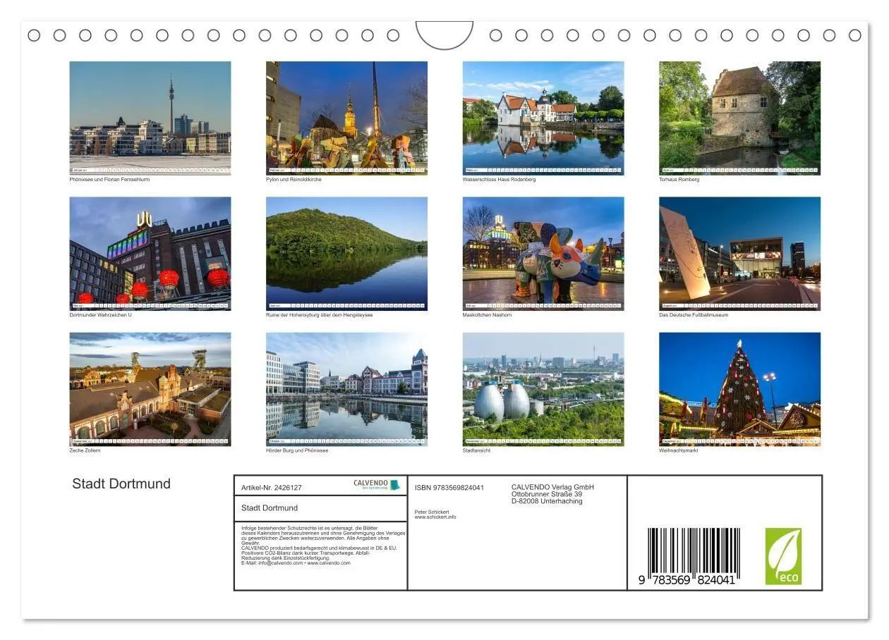 Bild: 9783569824041 | Stadt Dortmund (Wandkalender 2027 DIN A4 quer), CALVENDO...