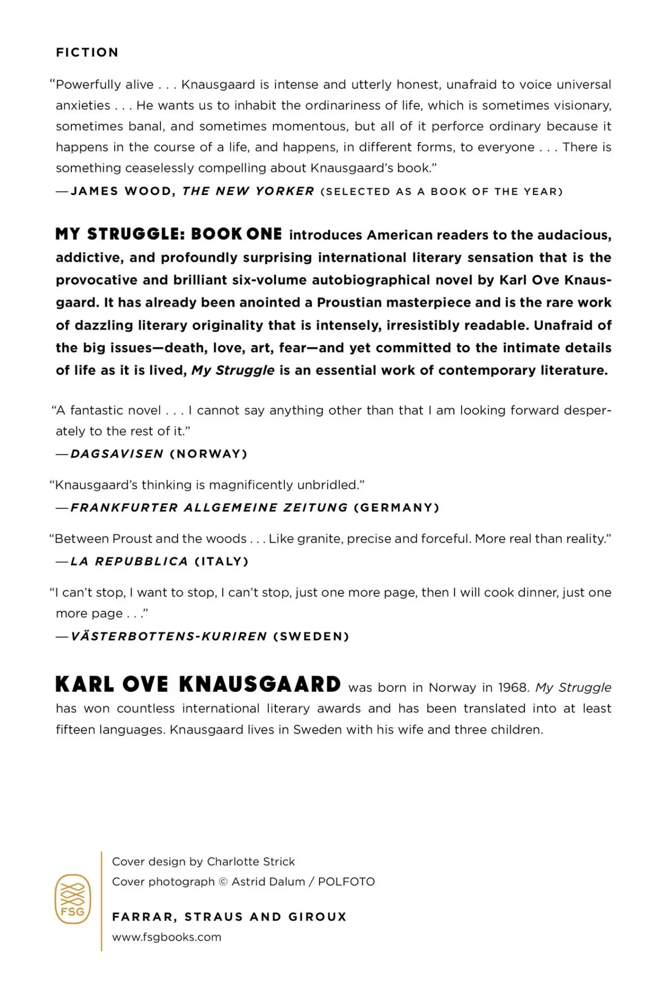 Rückseite: 9780374534141 | My Struggle | Book 1 | Karl Ove Knausgaard | Taschenbuch | Englisch
