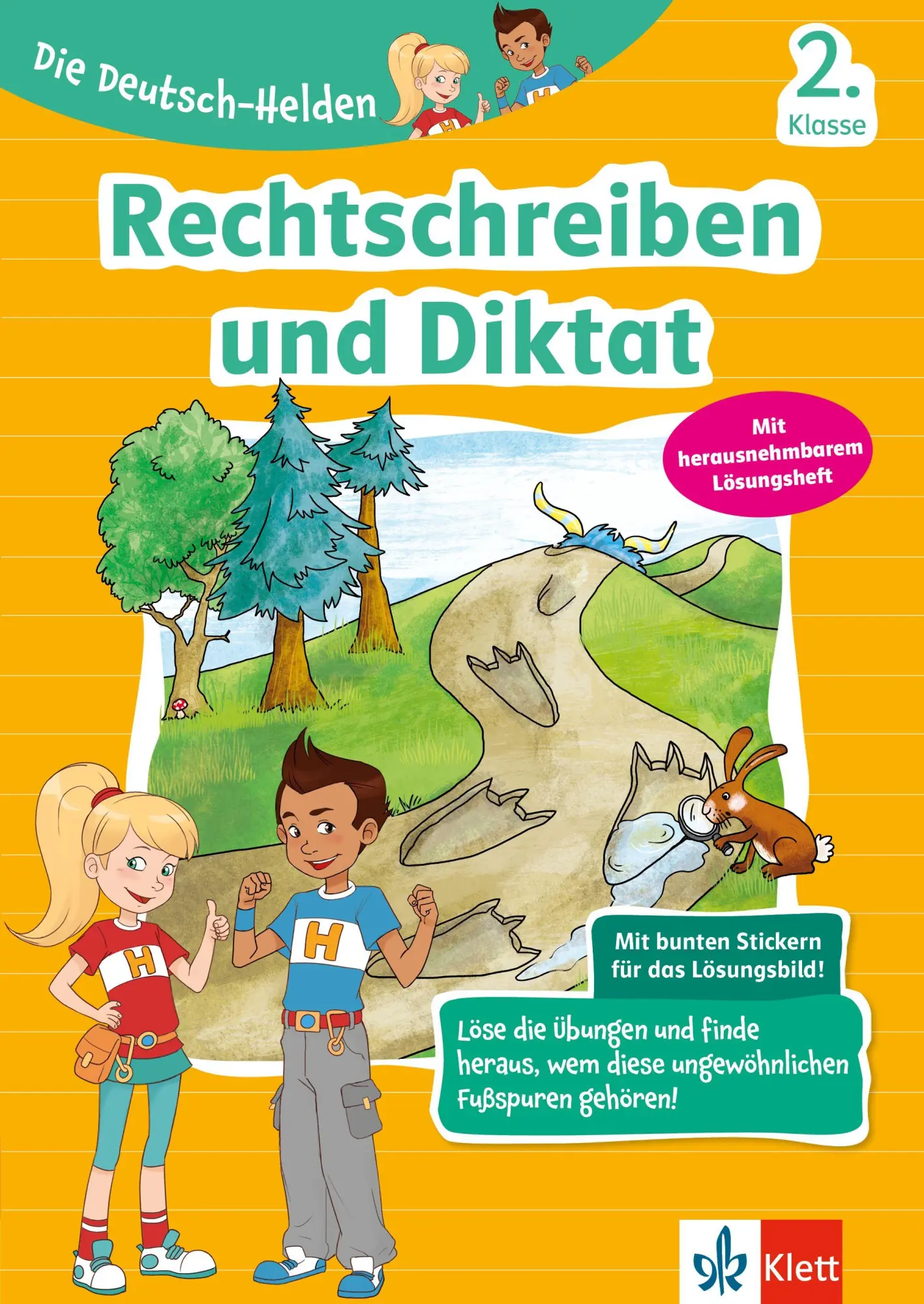 Cover: 9783129494141 | Die Deutsch-Helden Rechtschreiben und Diktat 2. Klasse | Glassschröder