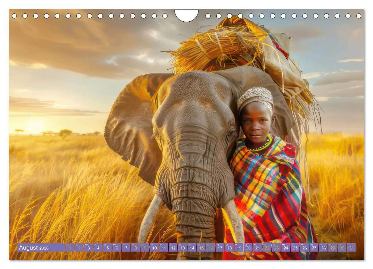 Bild: 9783457324141 | Afrika begeistert - Afrikas Schönheit (Wandkalender 2026 DIN A4...