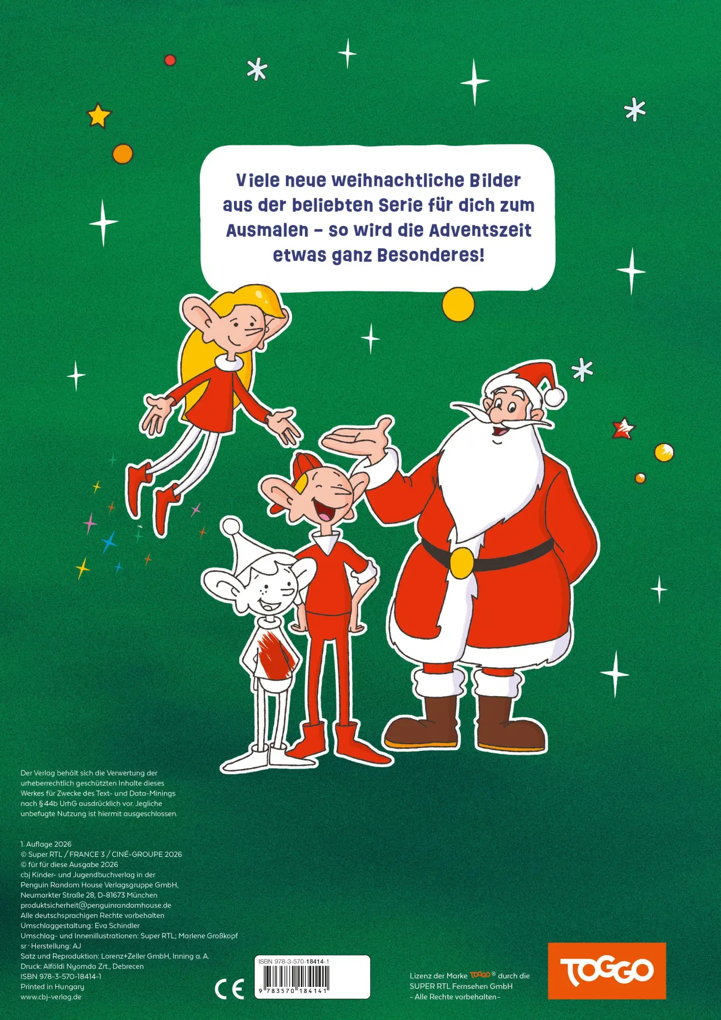 Bild: 9783570184141 | Weihnachtsmann &amp; Co. KG - Der große Malspaß | Buch | 32 S. | Deutsch