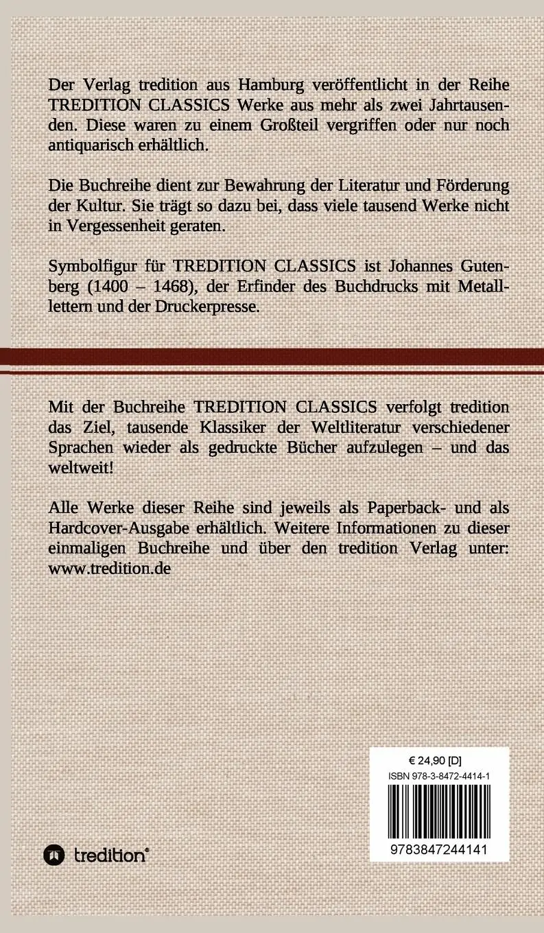 Rückseite: 9783847244141 | Der Bärenjäger | Bjørnstjerne Bjørnson | Buch | 76 S. | Deutsch | 2012