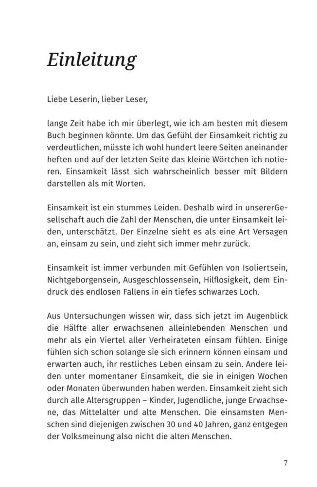 Bild: 9783923614141 | Einsamkeit überwinden | Doris Wolf | Buch | 136 S. | Deutsch | 2003