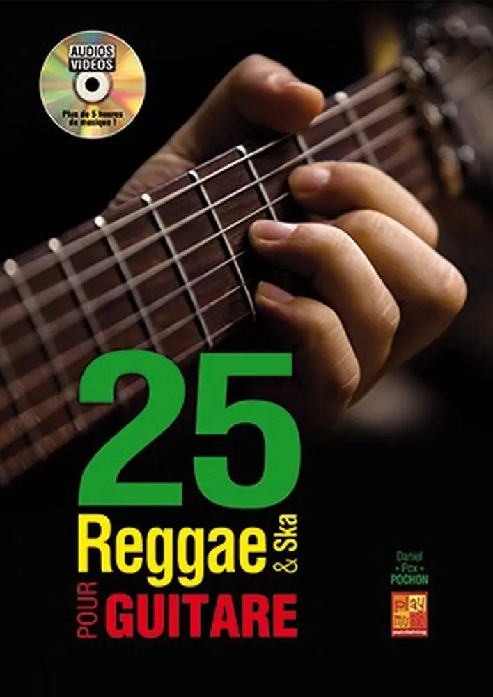 Cover: 3555111004241 | 25 reggae et ska pour guitare | Daniel Pochon | Buch + DVD | 2019