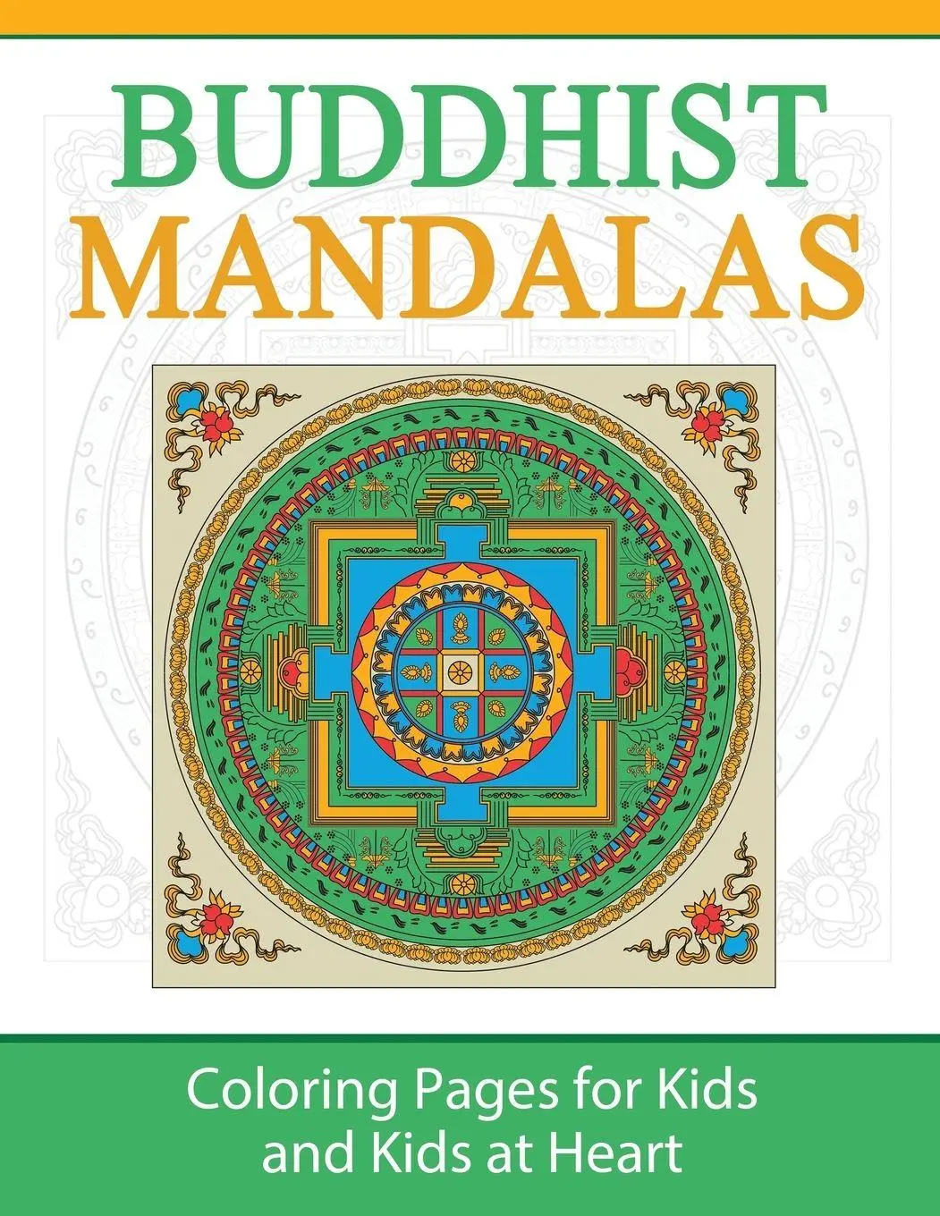 Cover: 9781948344241 | Buddhist Mandalas | Coloring Pages for Kids and Kids at Heart | Buch