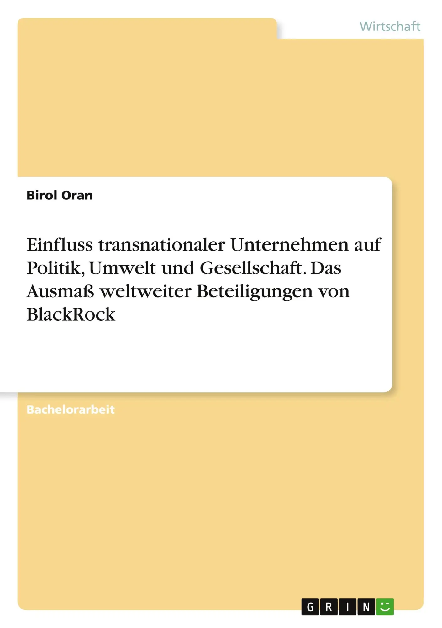 Cover: 9783346054241 | Einfluss transnationaler Unternehmen auf Politik, Umwelt und...