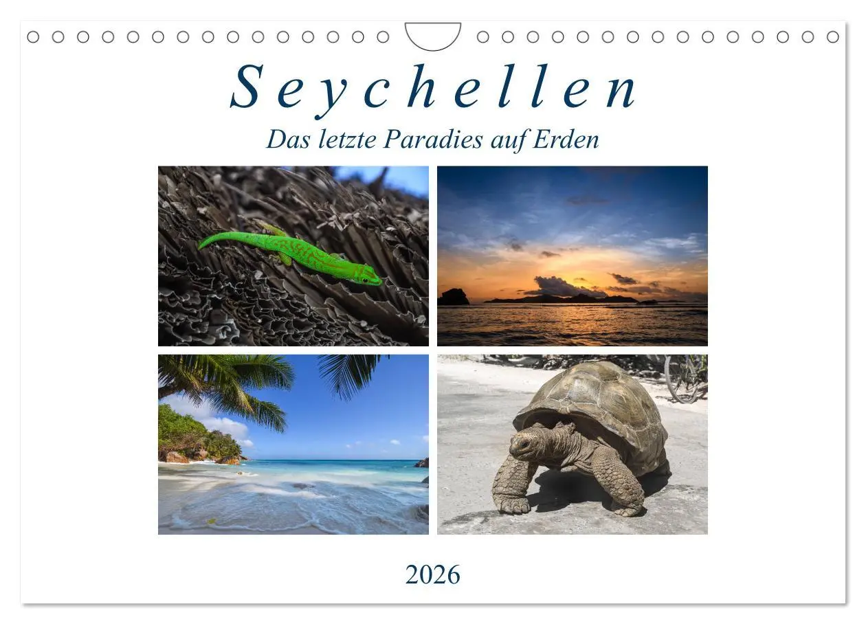 Cover: 9783457934241 | Seychellen - Das letzte Paradies auf Erden (Wandkalender 2026 DIN...