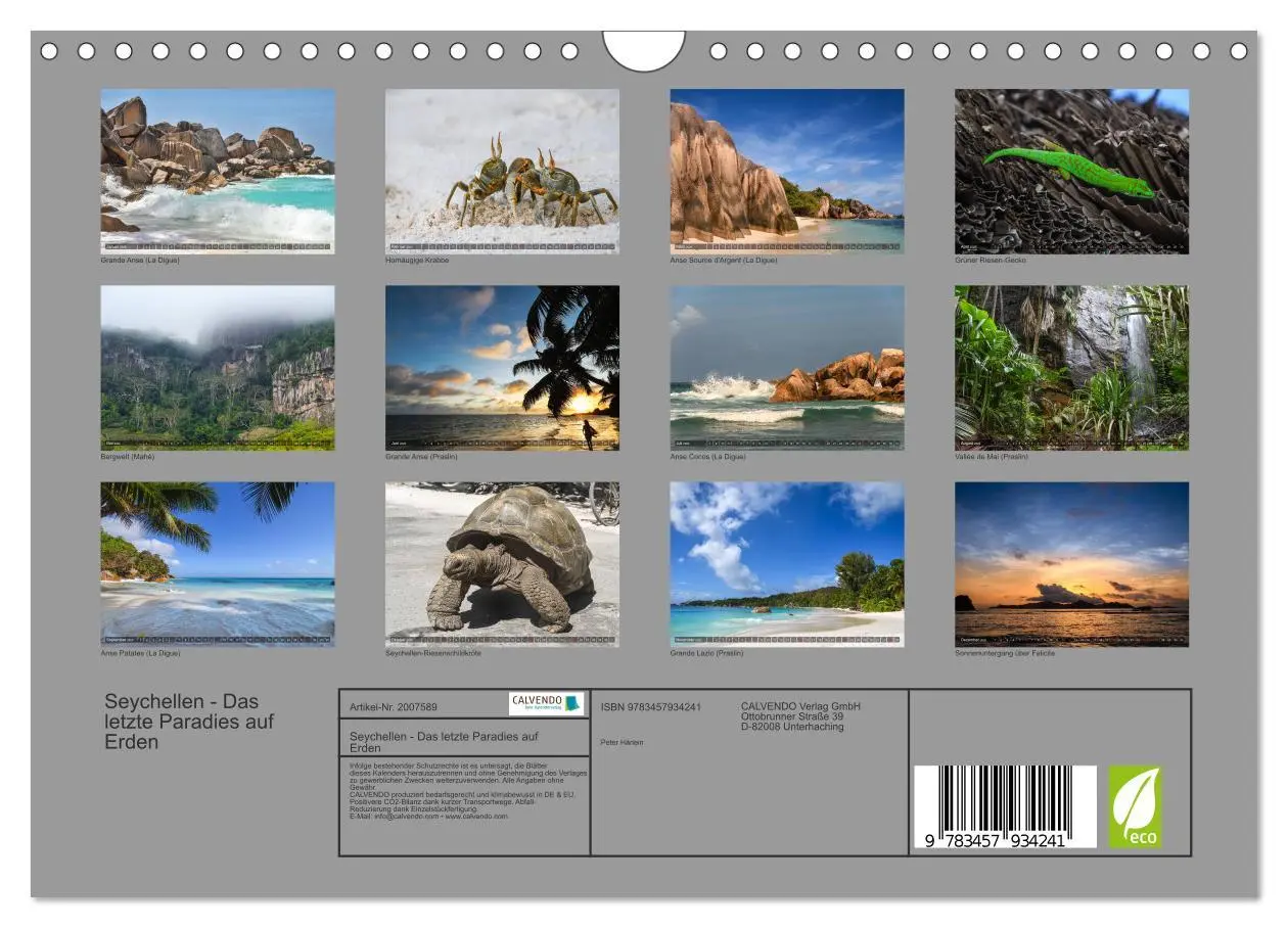 Bild: 9783457934241 | Seychellen - Das letzte Paradies auf Erden (Wandkalender 2026 DIN...
