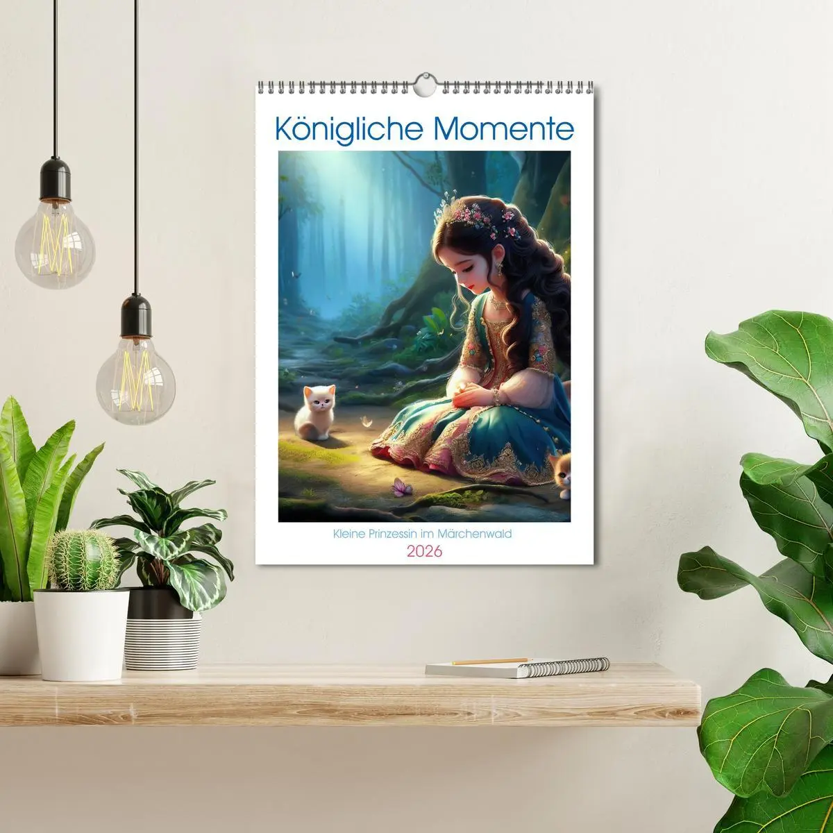 Bild: 9783516264241 | Königliche Momente - Kleine Prinzessin im Märchenwald (Wandkalender...