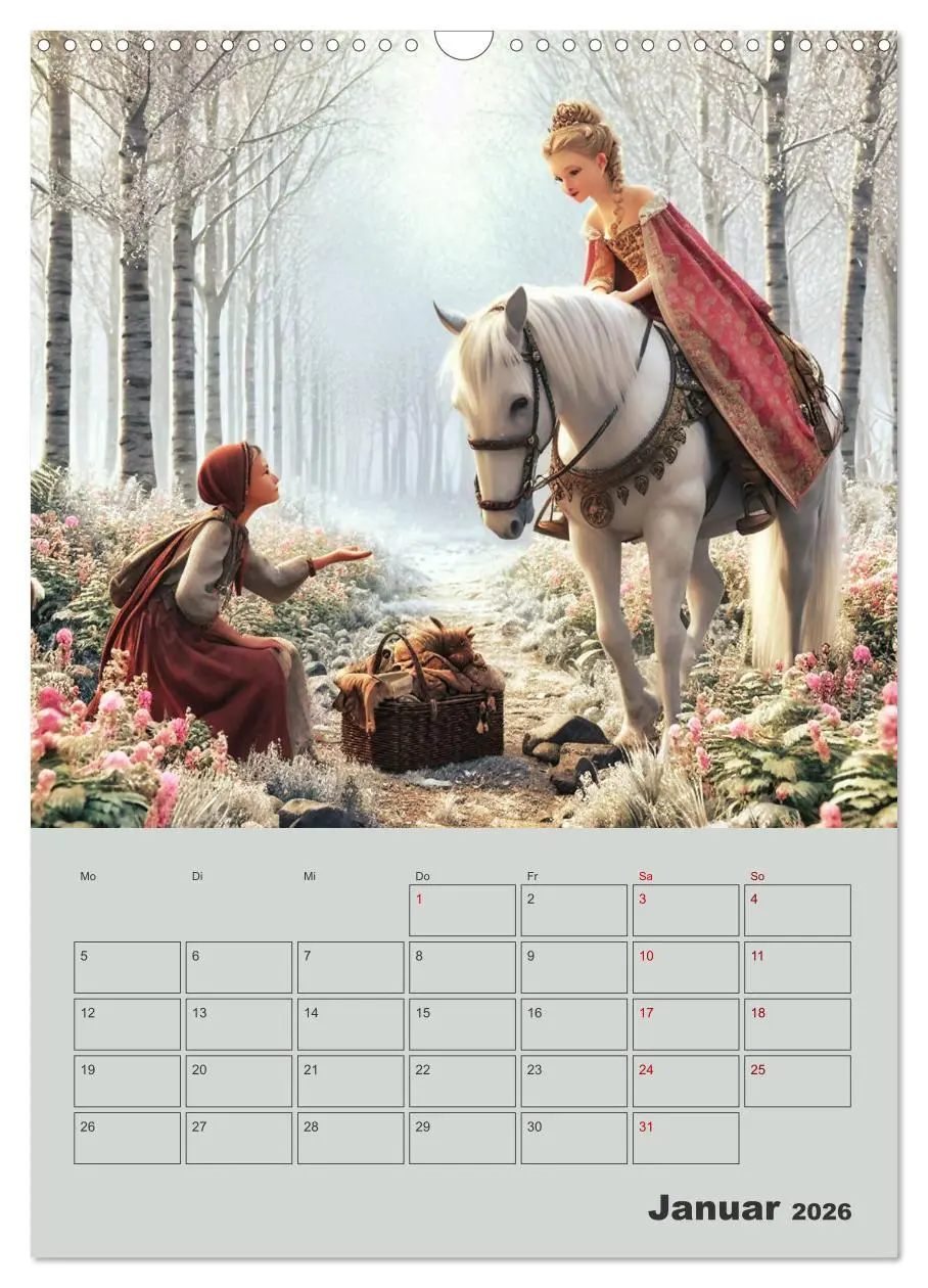 Bild: 9783516264241 | Königliche Momente - Kleine Prinzessin im Märchenwald (Wandkalender...