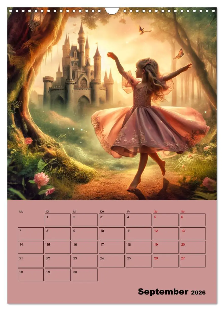 Bild: 9783516264241 | Königliche Momente - Kleine Prinzessin im Märchenwald (Wandkalender...