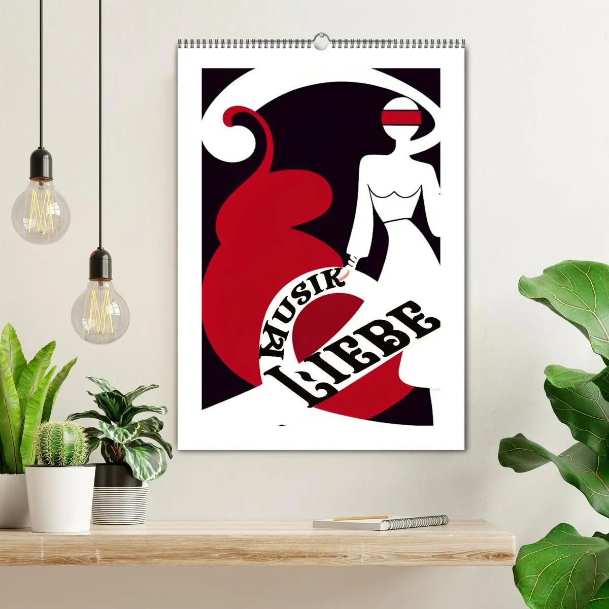 Bild: 9783516334241 | Musikliebe (Wandkalender 2026 DIN A2 hoch), CALVENDO Monatskalender