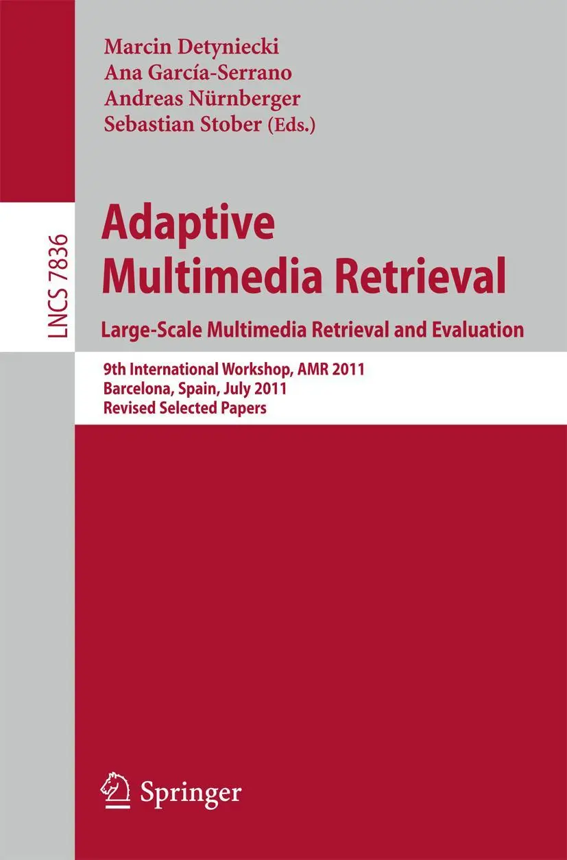 Cover: 9783642374241 | Adaptive Multimedia Retrieval. Large-Scale Multimedia Retrieval and...