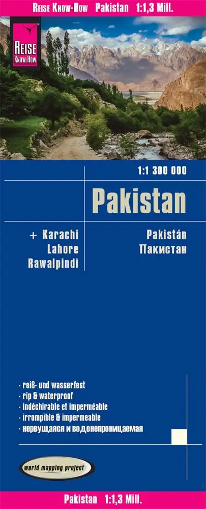 Cover: 9783831774241 | Reise Know-How Landkarte Pakistan (1:1.300.000) | Rump | (Land-)Karte