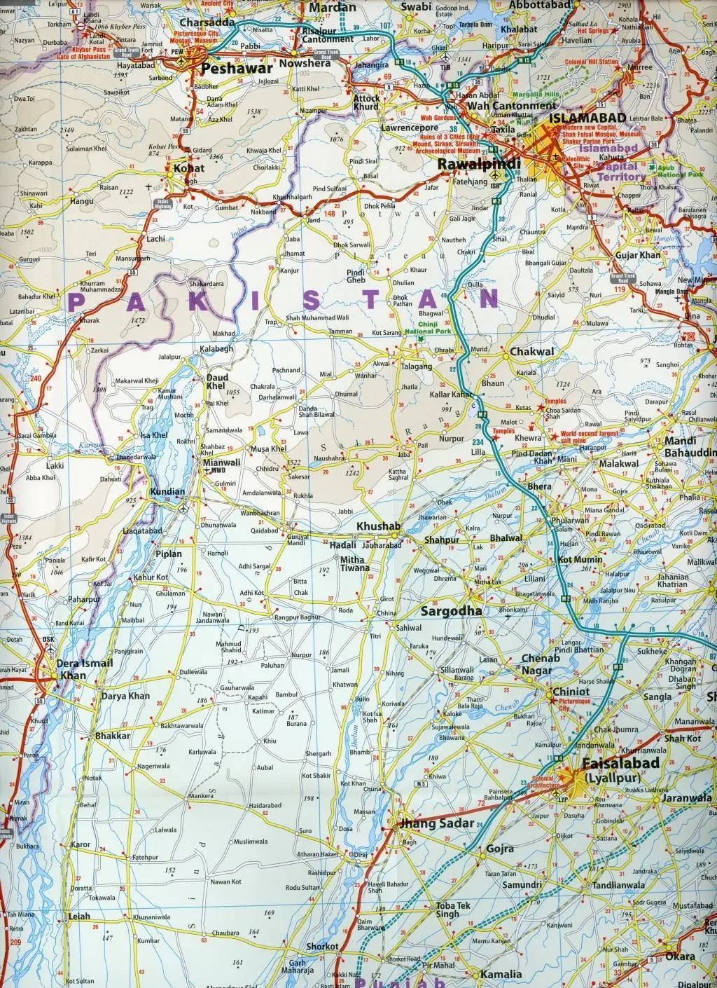 Bild: 9783831774241 | Reise Know-How Landkarte Pakistan (1:1.300.000) | Rump | (Land-)Karte