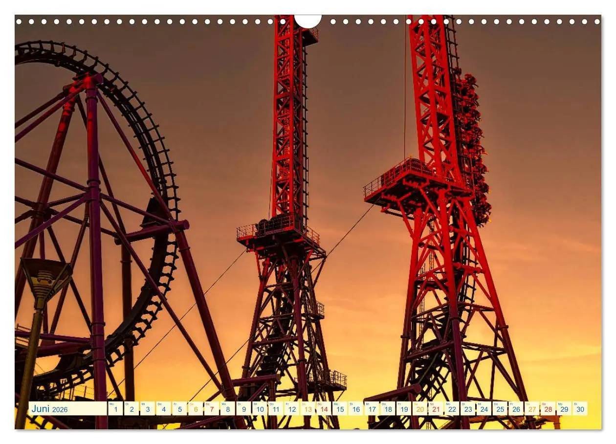 Bild: 9783457924341 | Achterbahn - extrem (Wandkalender 2026 DIN A3 quer), CALVENDO...