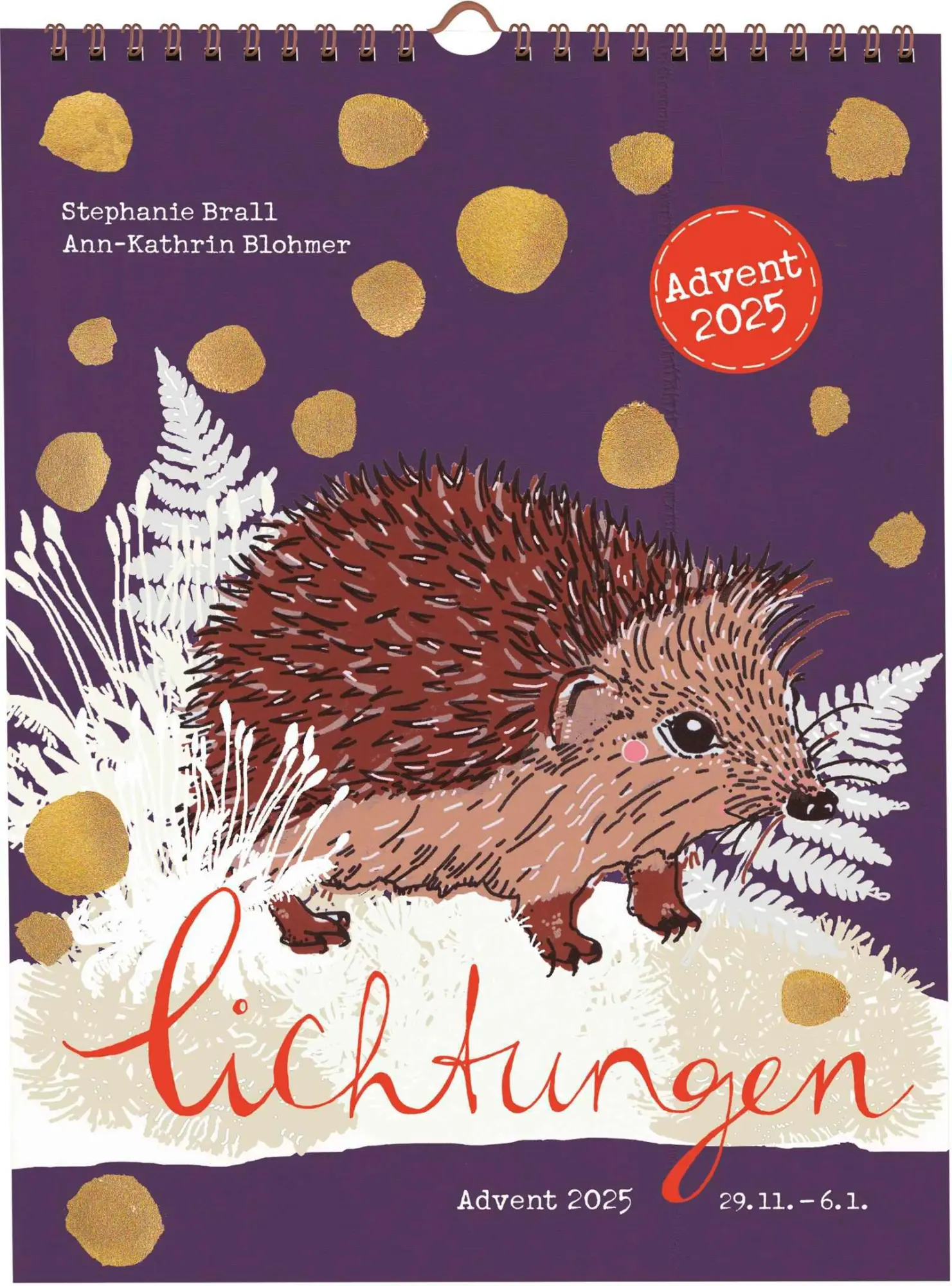 Cover: 4251693904441 | Lichtungen Advent 2025 | Stephanie Brall (u. a.) | Kalender | 44 S.