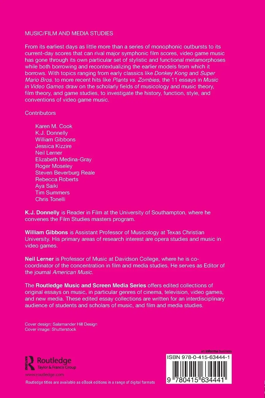 Rückseite: 9780415634441 | Music In Video Games | Studying Play | K. J. Donnelly (u. a.) | Buch