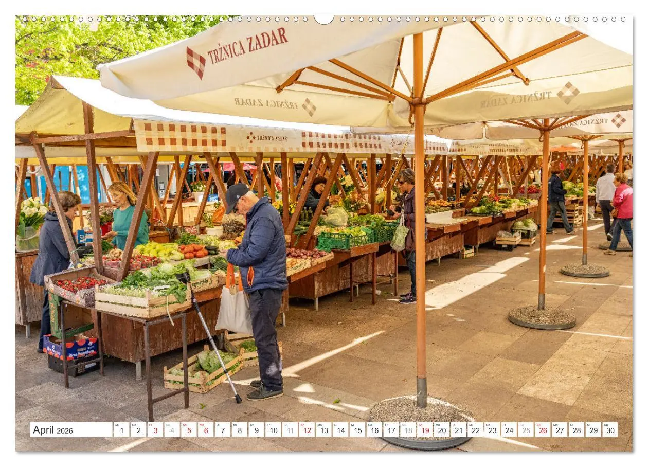 Bild: 9783457394441 | Kroatien - Zadar (hochwertiger Premium Wandkalender 2026 DIN A2...