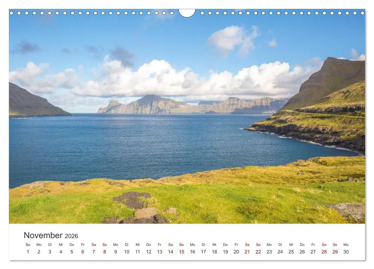 Bild: 9783457774441 | Zauber der Färöer Inseln (Wandkalender 2026 DIN A3 quer), CALVENDO...