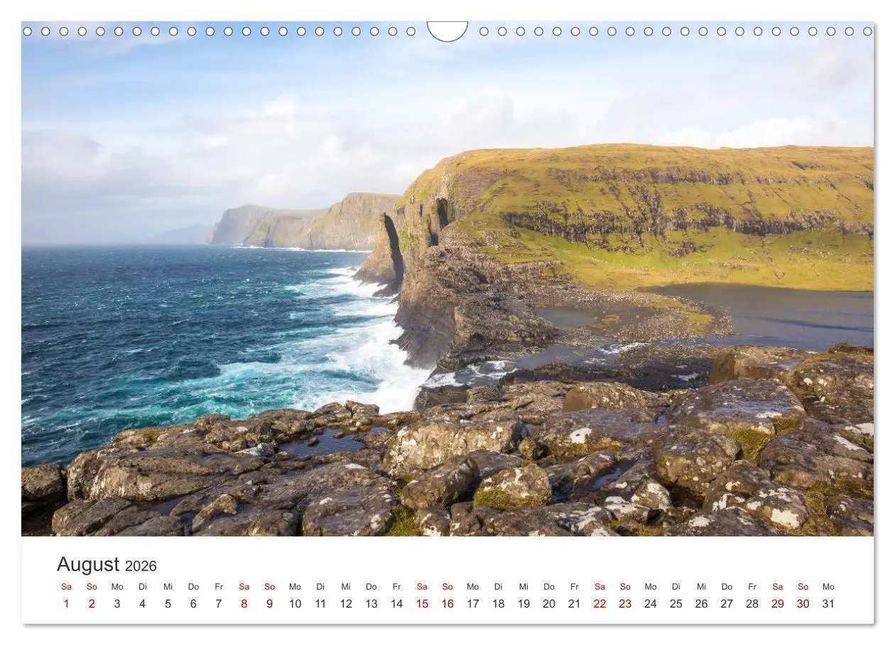 Bild: 9783457774441 | Zauber der Färöer Inseln (Wandkalender 2026 DIN A3 quer), CALVENDO...