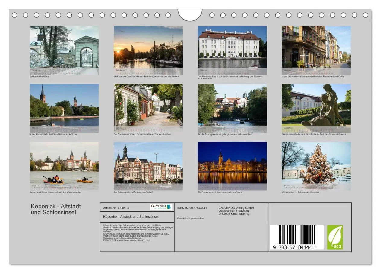 Bild: 9783457844441 | Köpenick - Altstadt und Schlossinsel (Wandkalender 2026 DIN A4...