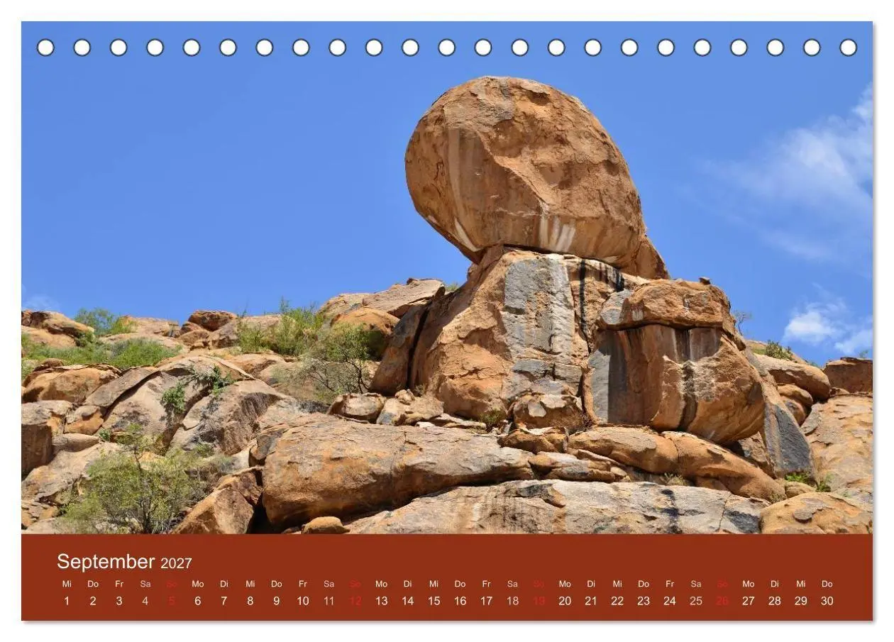 Bild: 9783594224441 | Namibia (Tischkalender 2027 DIN A5 quer), CALVENDO Monatskalender