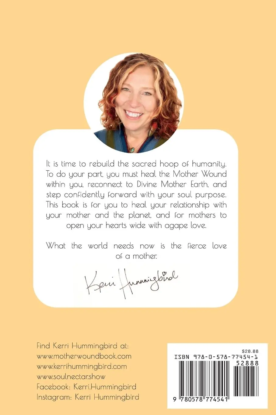 Rückseite: 9780578774541 | Love Is Fierce | Healing the Mother Wound | Kerri Hummingbird Sami