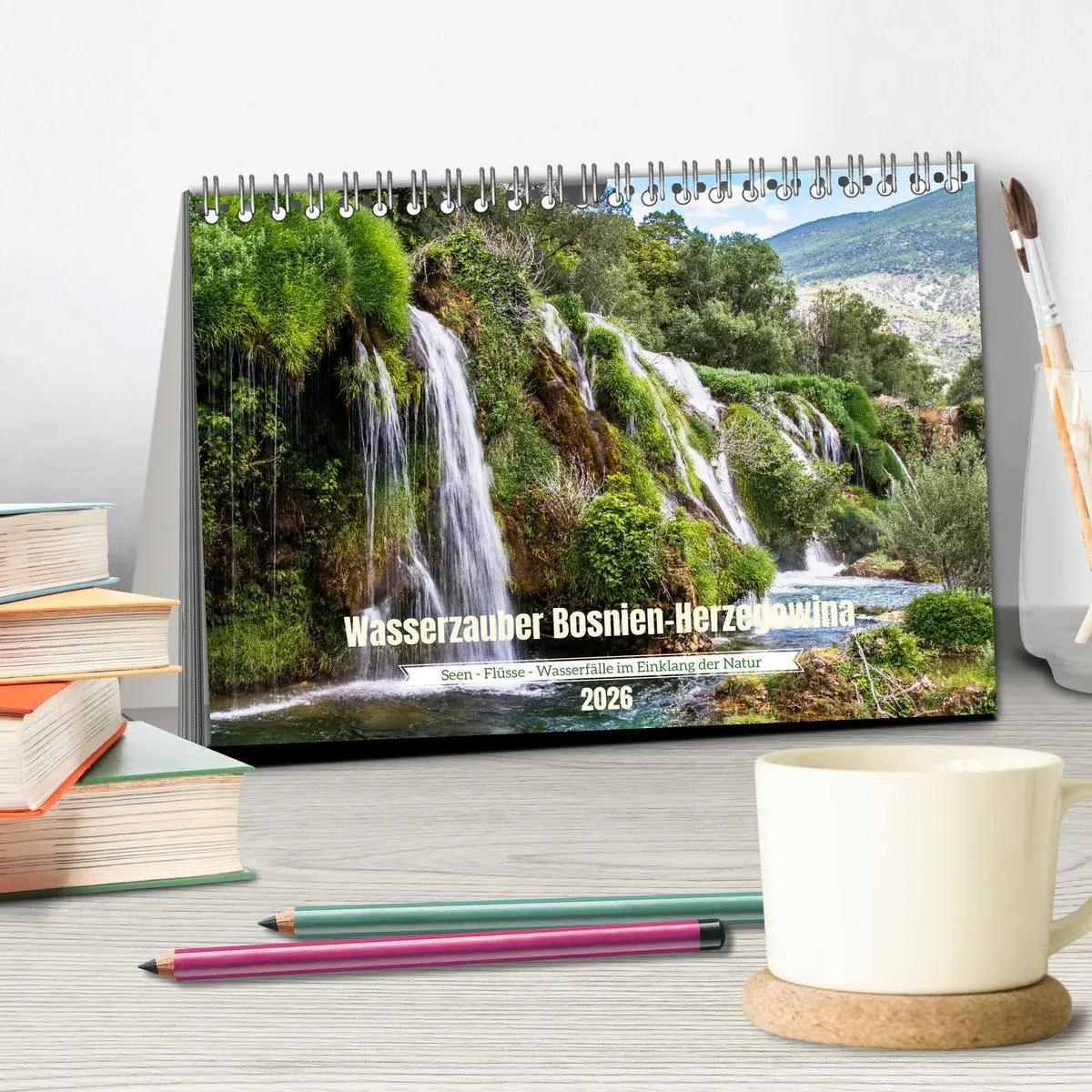 Bild: 9783457384541 | Wasserzauber Bosnien-Herzegowina (Tischkalender 2026 DIN A5 quer),...