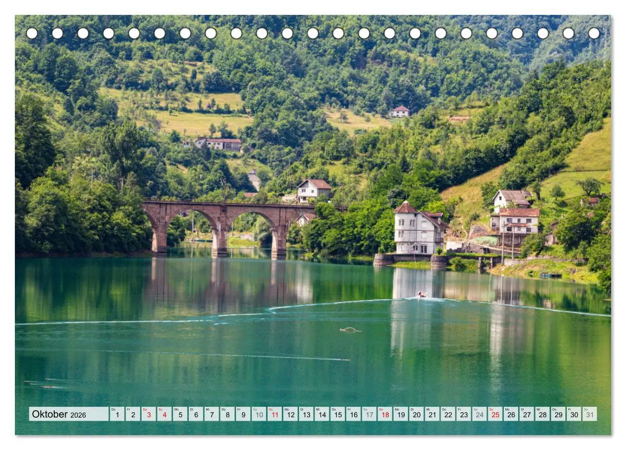 Bild: 9783457384541 | Wasserzauber Bosnien-Herzegowina (Tischkalender 2026 DIN A5 quer),...