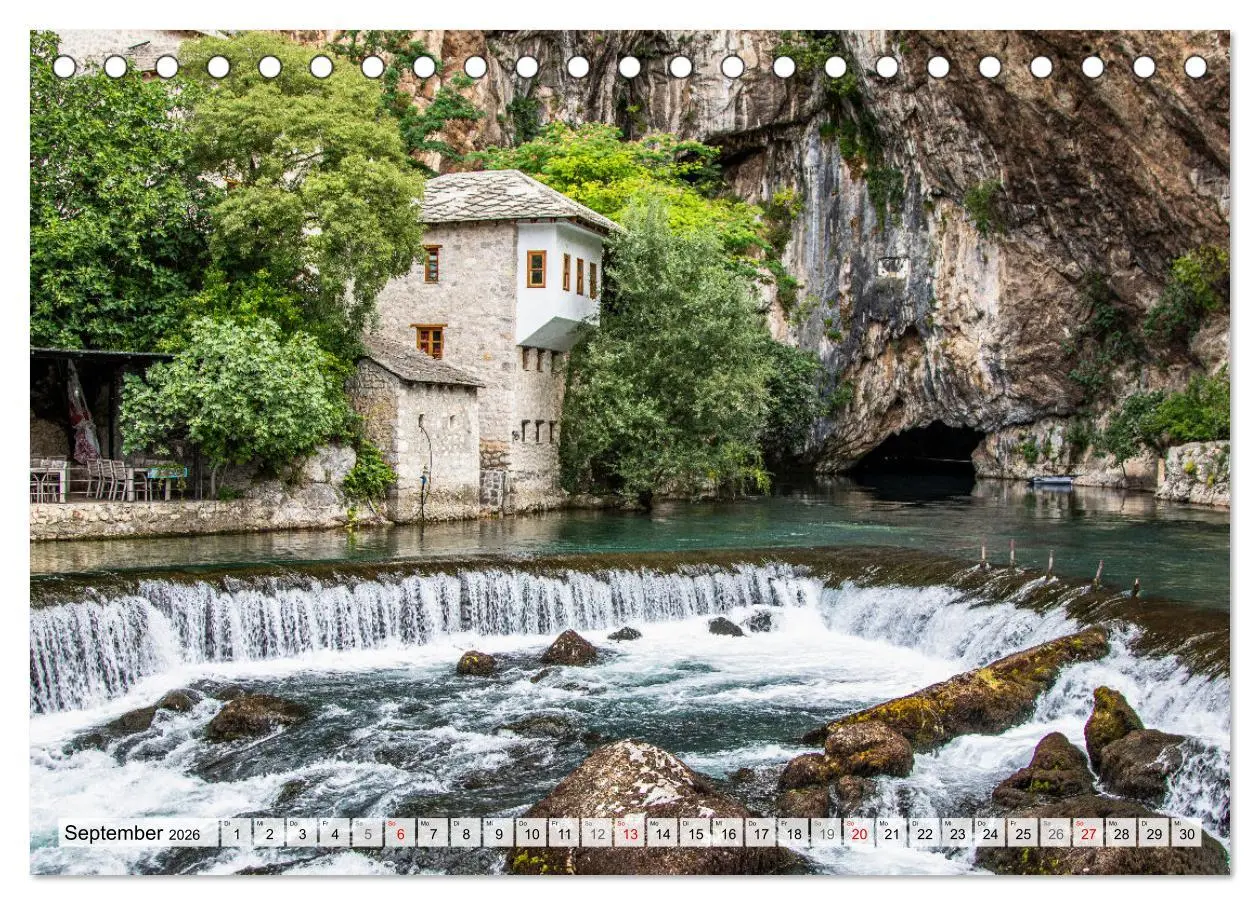 Bild: 9783457384541 | Wasserzauber Bosnien-Herzegowina (Tischkalender 2026 DIN A5 quer),...