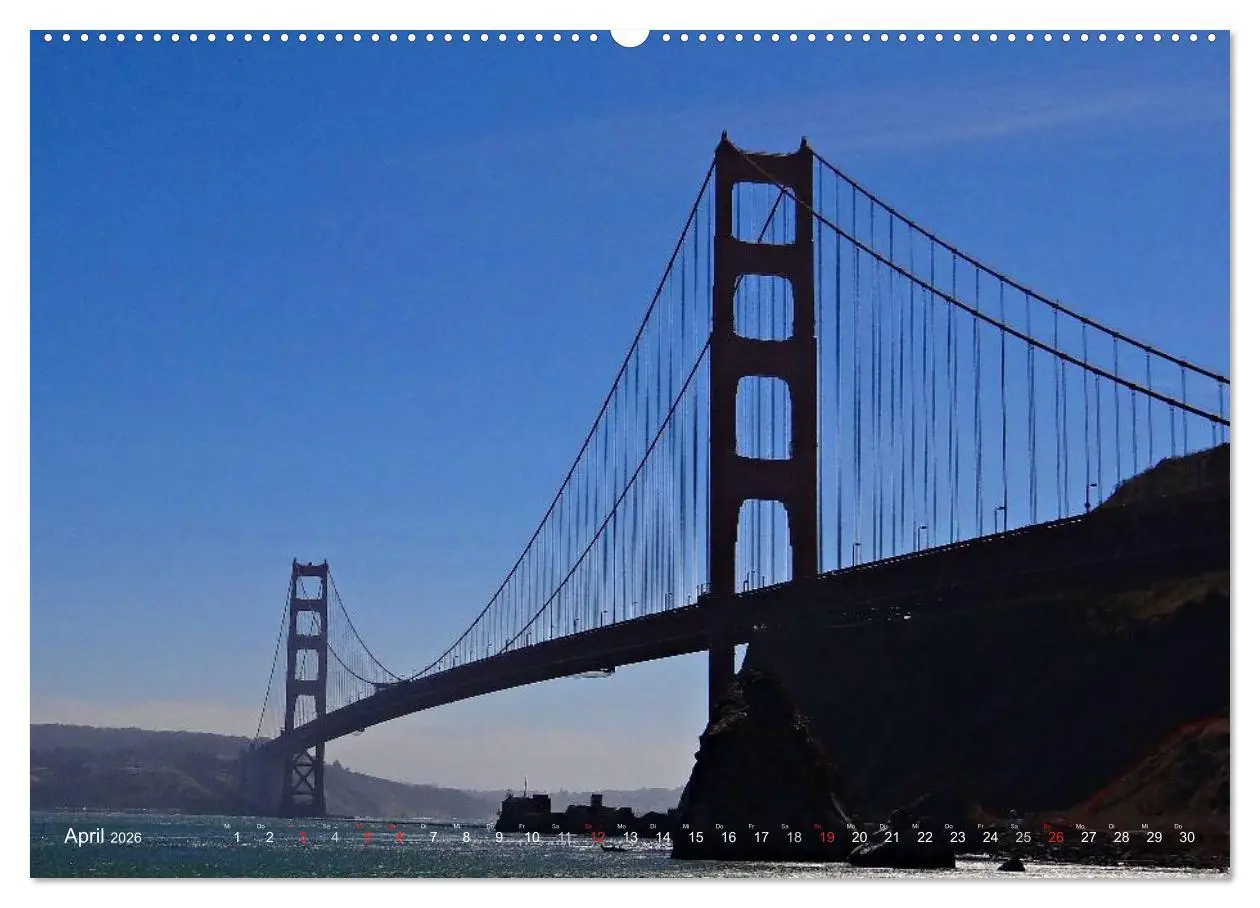 Bild: 9783516094541 | San Francisco Westküste USA (hochwertiger Premium Wandkalender 2026...